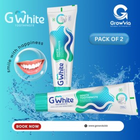 G WHITE Toothpaste – Pack of 2